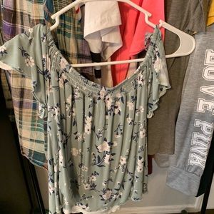 Off the shoulder shirt
